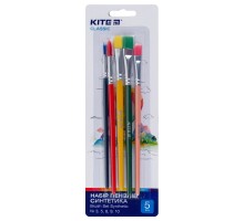 Пензлик для малювання Kite Classic набір із 5-ти пензлів синтетика 3, 5, 8, 9, 10 (K-333)