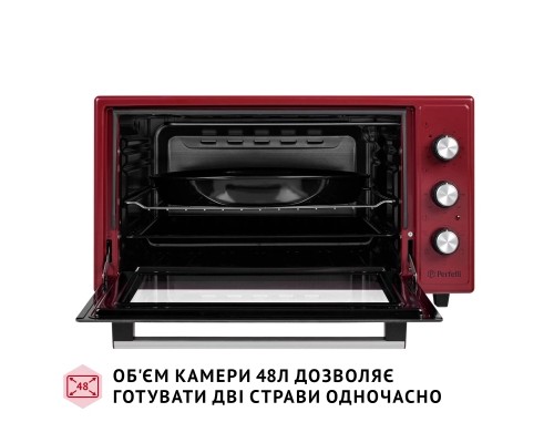 Електропіч Perfelli TRIMO 48 RED