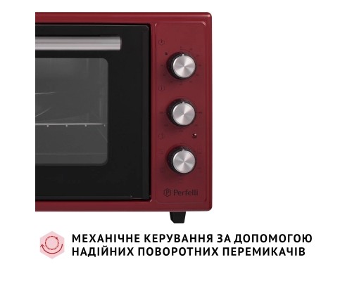 Електропіч Perfelli TRIMO 48 RED