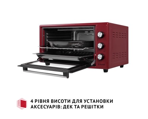 Електропіч Perfelli TRIMO 48 RED