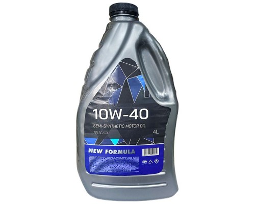 Моторна олива NEW FORMULA 10w-40 (SG/CD) кан. 4л ПЕТ (3,3кг) (NF197727)
