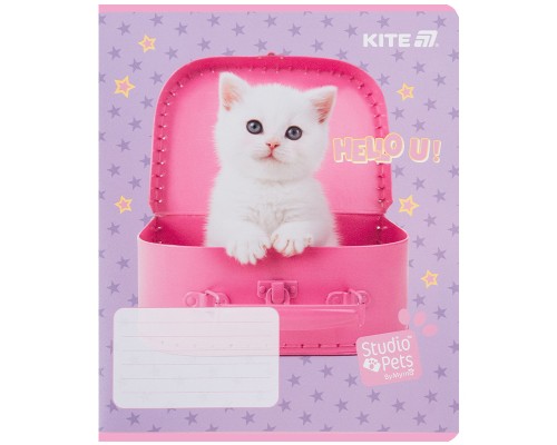 Зошит Kite Studio Pets, 12 аркушів, лінія (SP25-234)