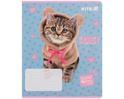 Зошит Kite Studio Pets, 12 аркушів, лінія (SP25-234)