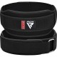 Атлетичний пояс RDX RX5 Double Belt неопреновий Black S (WBD-RX5B-S)