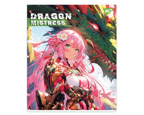 Зошит Yes Dragon mistress А5 12 аркушів клітинка (767491)