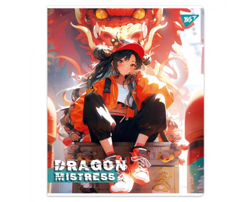Зошит Yes Dragon mistress А5 12 аркушів клітинка (767491)