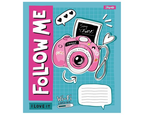Зошит 1 вересня Follow me А5 18 аркушів клітинка (767237)