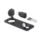 Зарядний пристрій Anker MagGo Wireless Charging Station 15W 3-in-1 Pad Black (B25M1311)