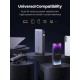 Батарея універсальна Ugreen 25000mAh 145W PD/3.0, QC/3.0, наскр. живл. 65Вт (PB205) (90597A)