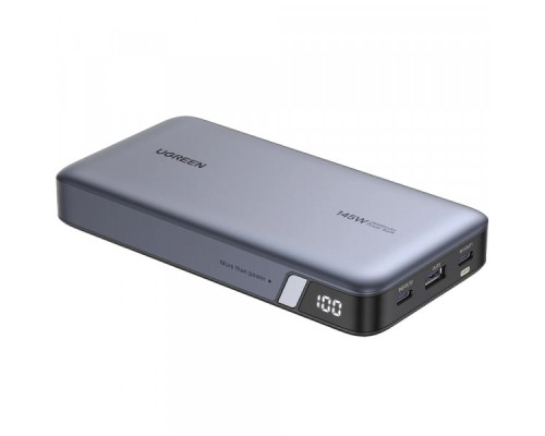 Батарея універсальна Ugreen 25000mAh 145W PD/3.0, QC/3.0, наскр. живл. 65Вт (PB205) (90597A)