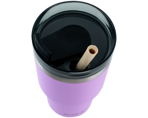 Термокружка Kite 600 мл фіолетова (K24-1206-2)