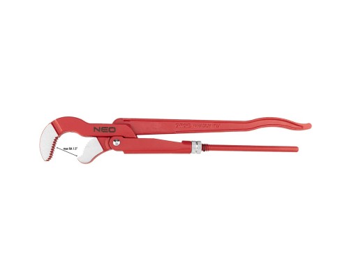 Ключ Neo Tools трубний, 45°, робочий діапазон 0-38мм, 420мм (02-421)