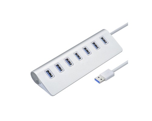 Концентратор Voltronic USB 3.0 to 7xUSB 0.2m aluminum (YT-3HA7/2TB)
