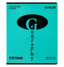 Зошит Kite предметний Bright 48 аркуші, клітинка, географія (K25-240-15)
