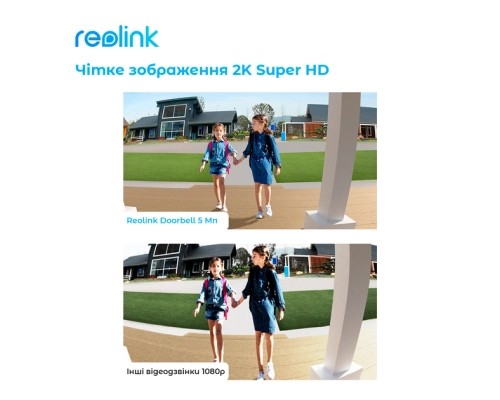 Дверний дзвінок Reolink Video Doorbell WiFi (D340W)