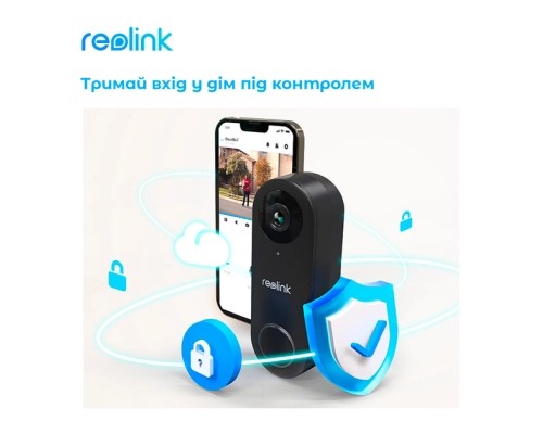 Дверний дзвінок Reolink Video Doorbell WiFi (D340W)