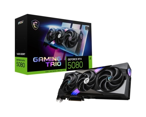 Відеокарта MSI GeForce RTX5080 16GB GAMING TRIO (RTX 5080 16G GAMING TRIO)