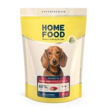 Сухий корм для собак Home Food ADULT MINI Grain-free hypoallergenic з качкою та індичкою 700 г (4820235020927)
