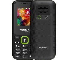 Мобільний телефон Sigma X-style 171 MINI Track Black-Green (4827798813720)