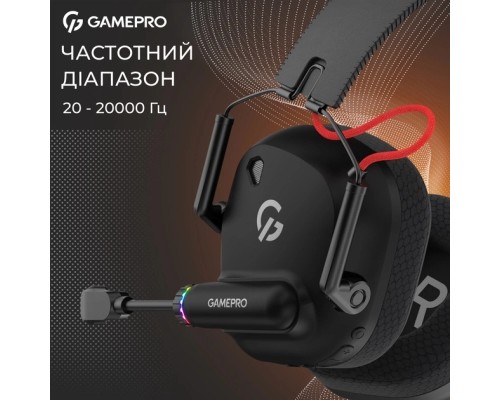 Навушники GamePro Genesis Mercury Pro 3-Mode Black (HSW120B)