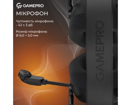 Навушники GamePro Genesis Mercury Pro 3-Mode Black (HSW120B)