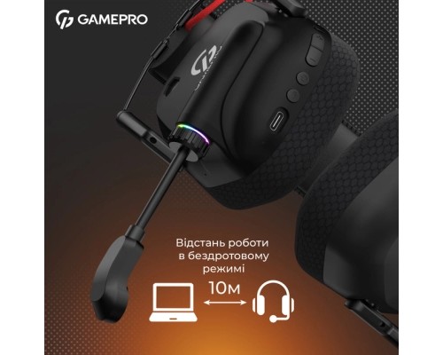 Навушники GamePro Genesis Mercury Pro 3-Mode Black (HSW120B)