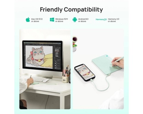 Графічний планшет Parblo Ninos NEO Green (NINOSNEO)