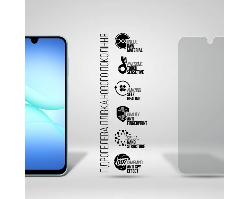 Плівка захисна Armorstandart hydrogel Anti-spy Samsung A17 4G (A175) (ARM86504)