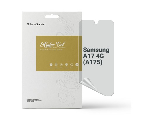 Плівка захисна Armorstandart hydrogel Anti-spy Samsung A17 4G (A175) (ARM86504)