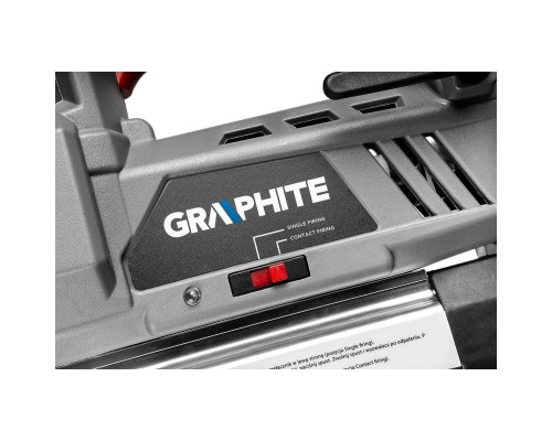 Цвяхозабивач Graphite Energy+ 18V, цвяхи до 50мм, скоби до 40мм, 2.64кг (без АКБ та ЗП) (58G081)