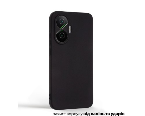 Чохол до мобільного телефона BeCover Silicone Poco F7 Black (713776)