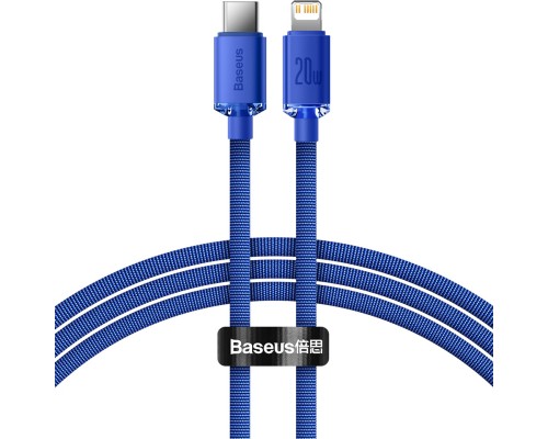 Дата кабель USB-C to Lightning 1.2m 20W blue Baseus (CAJY000203)