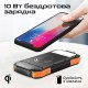 Батарея універсальна Promate 10000mAh PD/20W, QC/3/0, Solar, QI, IP65 (solartank-10pdqi.black)