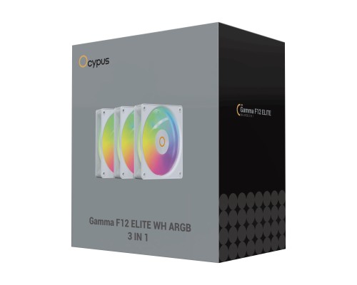 Кулер до корпусу OCYPUS GAMMA F12 ELITE WH A (GAMMA-F12-WH3AM00E-GL)