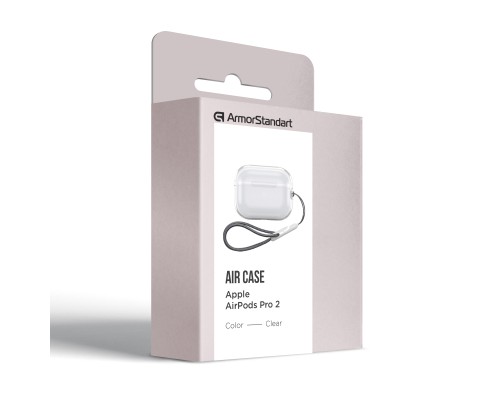 Чохол для навушників Armorstandart Air для Apple Airpods Pro 2 Clear (ARM82560) (ARM82560)