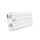 Батарея універсальна Remax 10000mAh 22.5W, cables Type-C + Lighting, White (RPP-37)