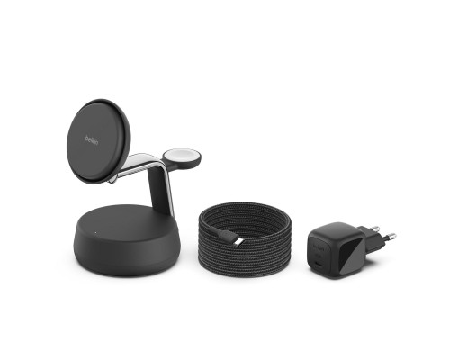 Зарядний пристрій Belkin UltraCharge Pro Wireless 3-in-1 25W charcoal (WIZ040KQCH)