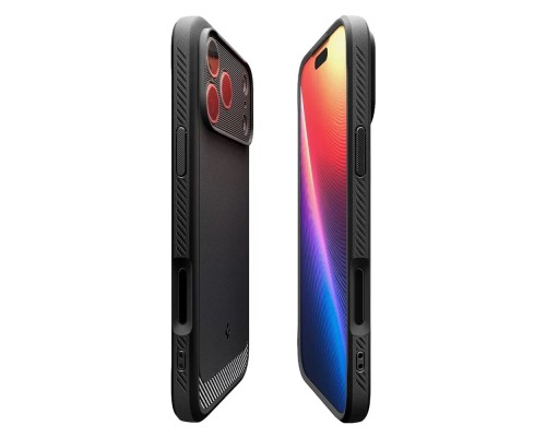 Чохол до мобільного телефона Spigen Rugged Armor MagFit iPhone 17 Pro Matte Black (ACS10329)
