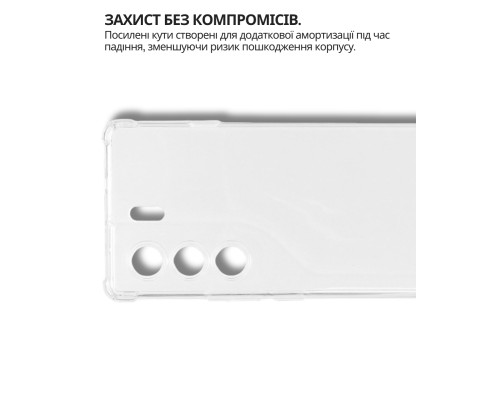Чохол до мобільного телефона BeCover Anti-Shock Tecno Camon 40 (CM5) Clear (714704)
