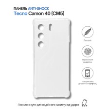 Чохол до мобільного телефона BeCover Anti-Shock Tecno Camon 40 (CM5) Clear (714704)