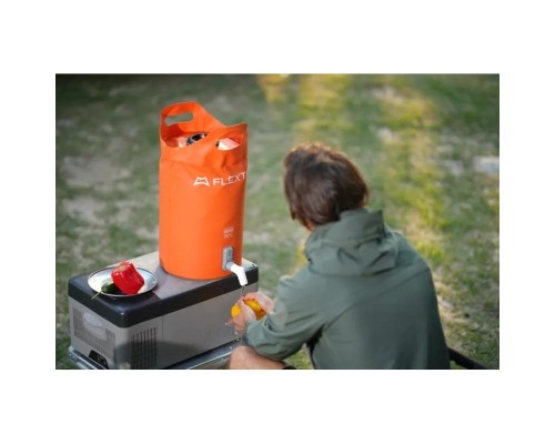 Душ портативний Flextail Tiny Shower Bucket із ємністю та насосом 20 л помаранчевий (TSB-700)