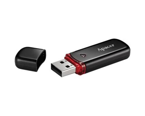 USB флеш накопичувач Apacer 32GB AH333 black USB 2.0 (AP32GAH333B-1) 