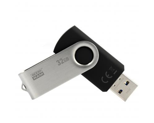 USB флеш накопичувач Goodram 32GB UTS3 Twister Black USB 3.0 (UTS3-0320K0R11) 