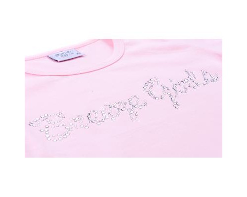 Футболка дитяча Breeze з мереживом (9001-110G-pink)