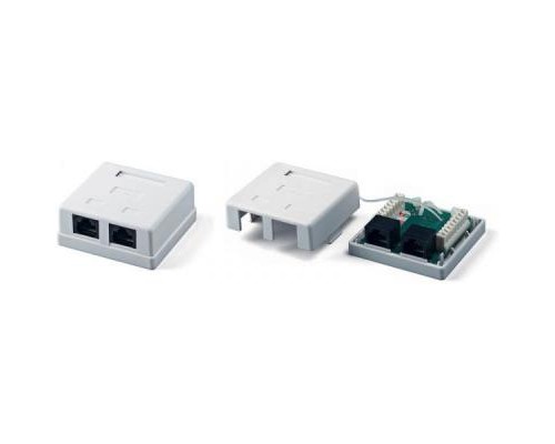 Комп'ютерна розетка Hypernet RJ45 x2 UTP 5e (MB-UTP2)