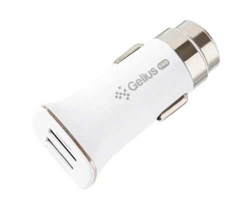 Зарядний пристрій Gelius Pro Apollo GP-CC01 2USB 3.1A + Cable iPhone X White (71433)