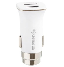 Зарядний пристрій Gelius Pro Apollo GP-CC01 2USB 3.1A + Cable iPhone X White (71433)