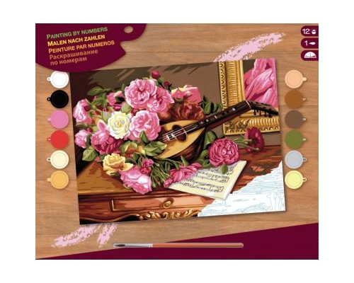 Набір для творчості Sequin Art PAINTING BY NUMBERS SENIOR Romantic Bouquet (SA1037)