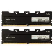 Модуль пам'яті для комп'ютера DDR4 16GB (2x8GB) 3200 MHz Kudos Black eXceleram (EKBLACK4163216AD)