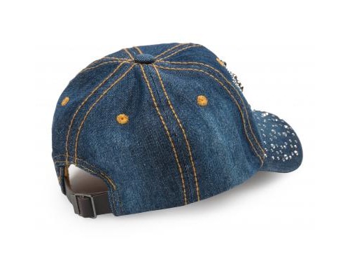 Кепка дитяча Kitti зі стразами (Y9320-6-G-darkblue)